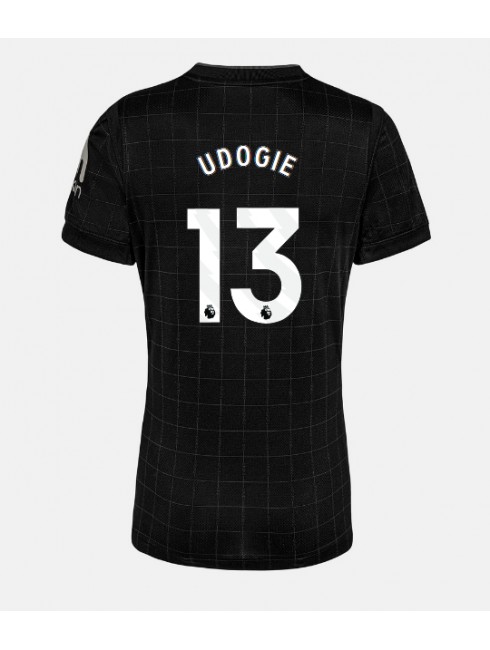 Tottenham Hotspur Destiny Udogie #13 Auswärtstrikot für Frauen 2025-26 Kurzarm Tottenham Hotspur Destiny Udogie #13 Auswärtstrikot für Frauen 2025-26 Kurzarm